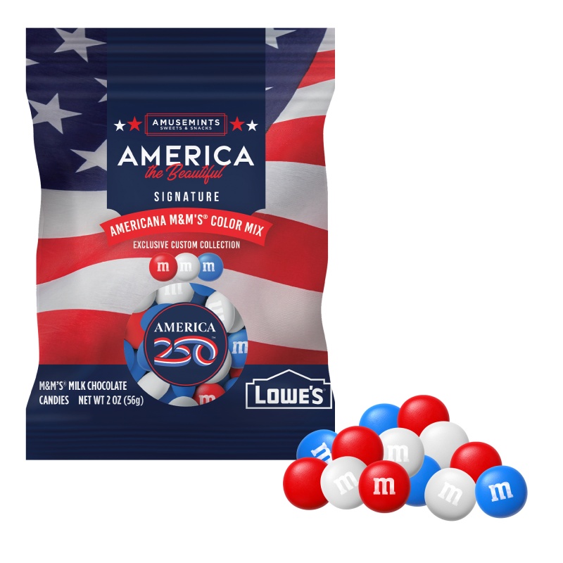 2 oz. America 250 M&M'S in Full Color Digibag