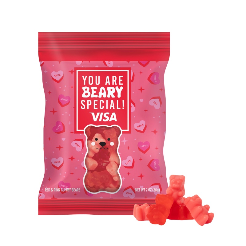 2 oz. Full Color Digibag&trade; with Love at First Bite Gummy Bears