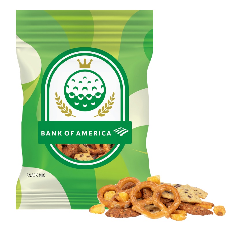 Golf 2 oz. Full Color Digibag&trade;- Snack Mix