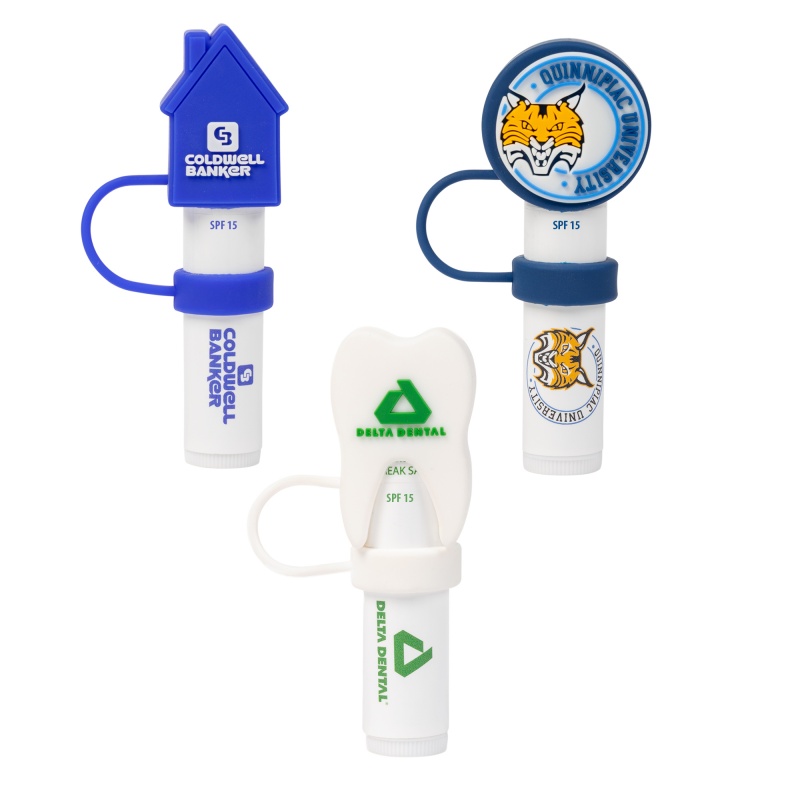 Custom 3D Lip Balm Topper with SPF 15 Lip Balm 