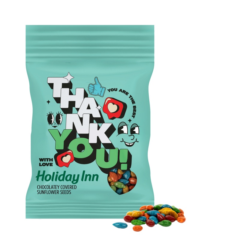 1/2oz. Full Color DigiBag&trade; with Chocolate Sunflower Seeds