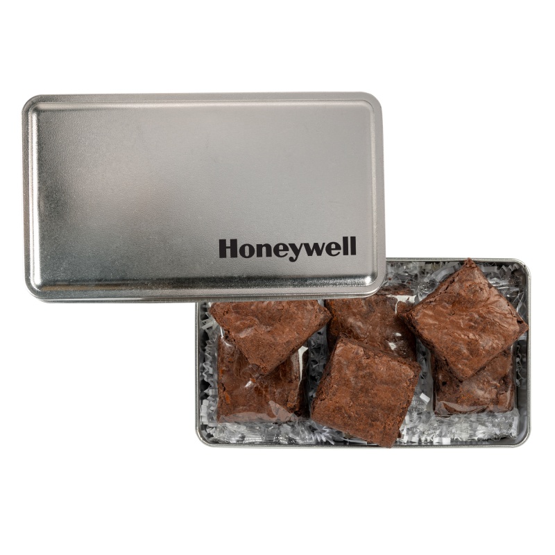 Fresh Beginnings 6 Fudge Brownies in Tin