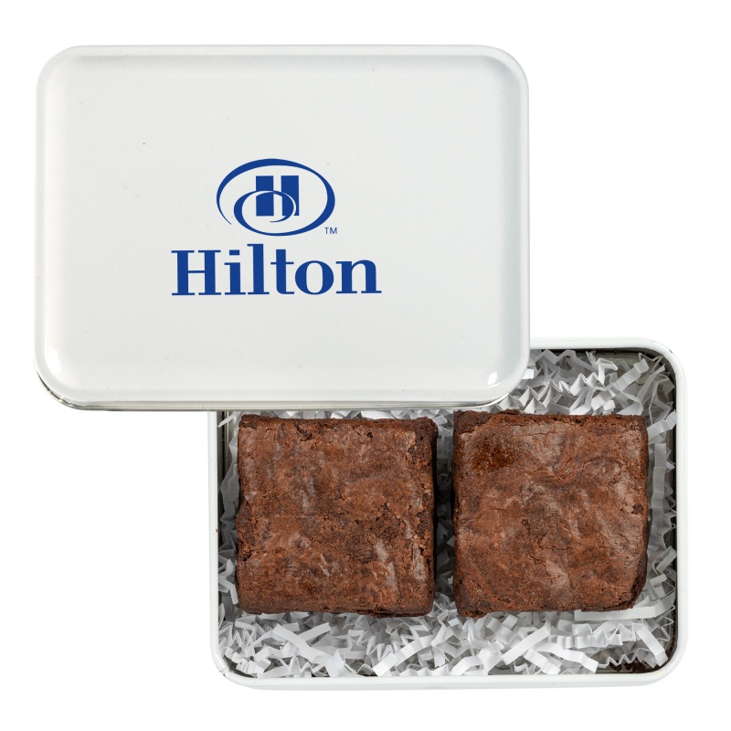 Fresh Beginnings 2 Fudge Brownies in Tin