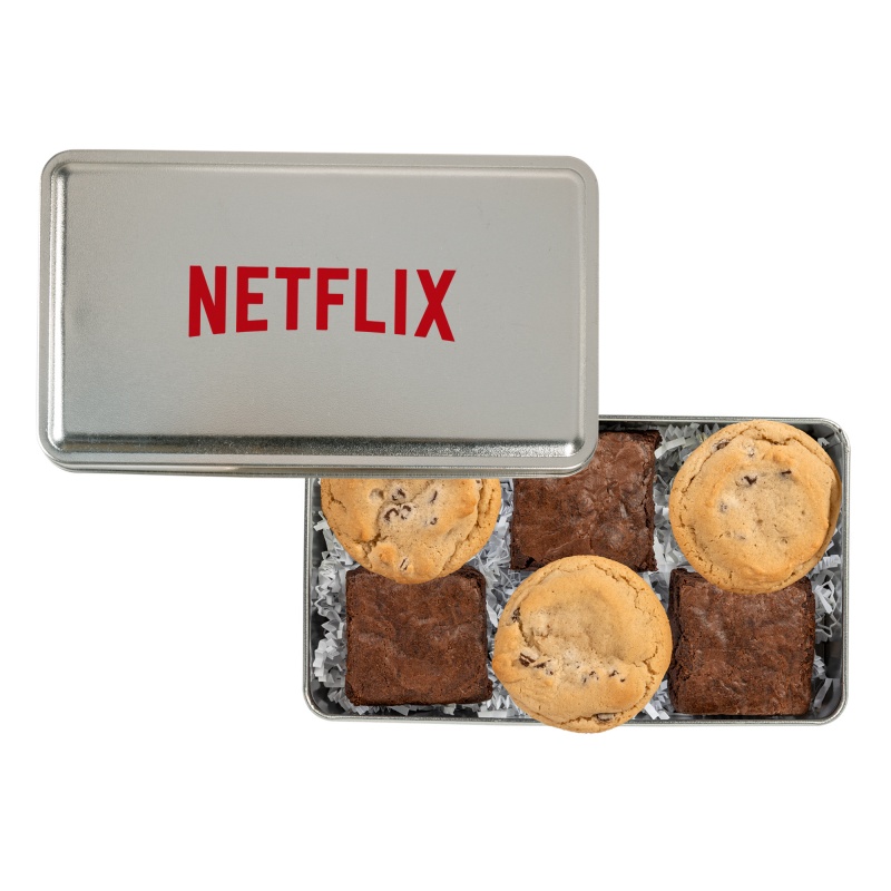 Fresh Beginnings Fudge Brownies & Chocolate Chip Cookies in Tin