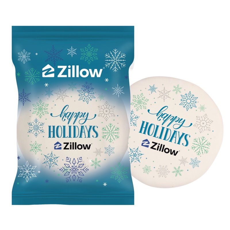 3" Iced Full Color Vanilla Cookie- Circle