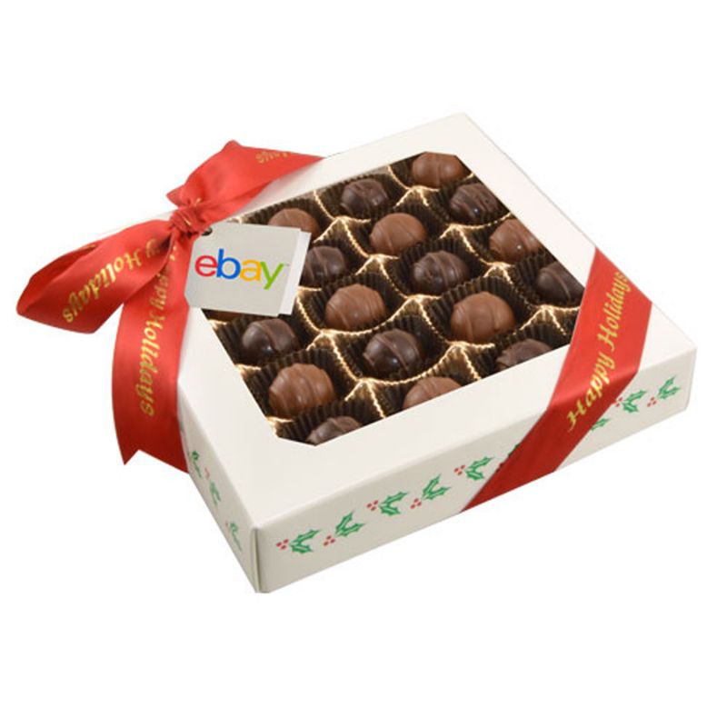 NC Custom 25 Chocolate Truffle Gift Box. Supplied By Lanco