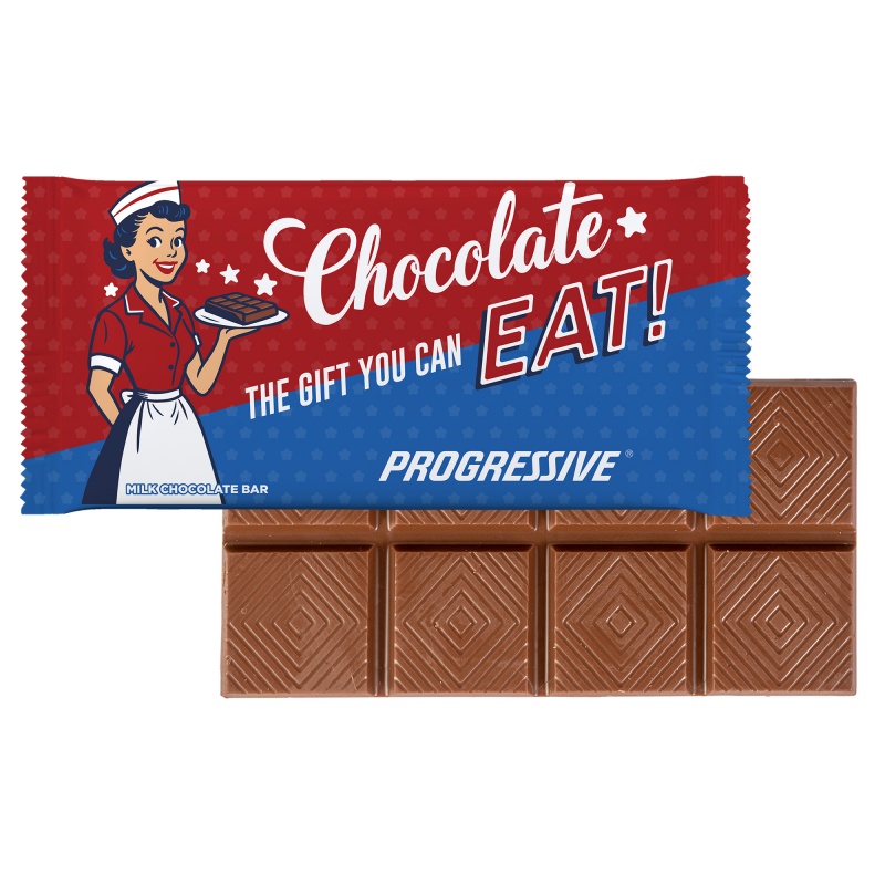 Flow Wrapped 3 oz Chocolate Bar