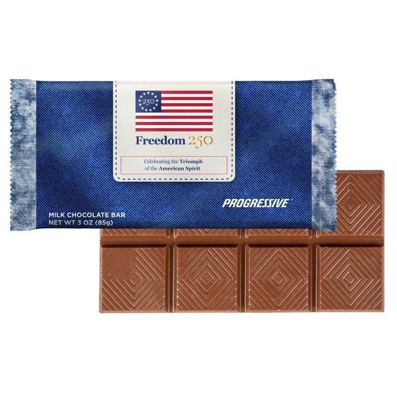 Freedom250 Flow Wrapped 3 oz Chocolate Bar