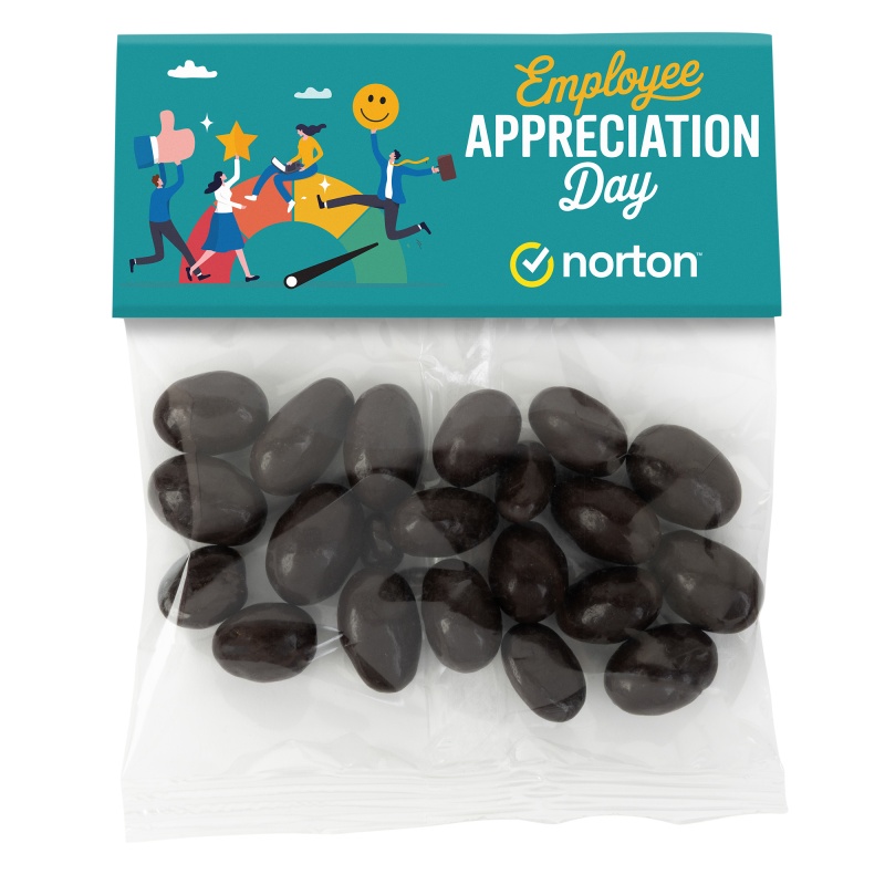 Large Header Bags - Dark Chocolate Almonds