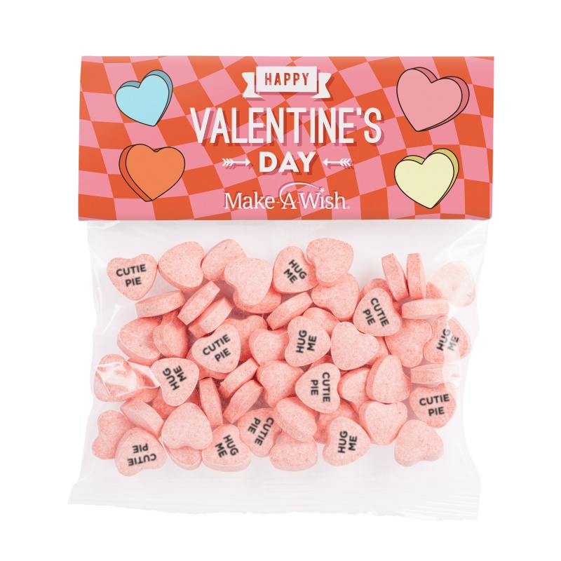 Large Header Bags - Personalized Conversation Hearts