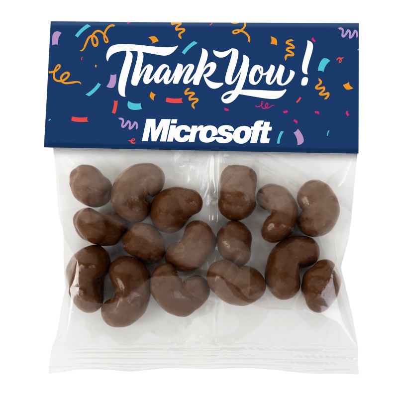 Large Header Bags - Milk Chocolate Cashews