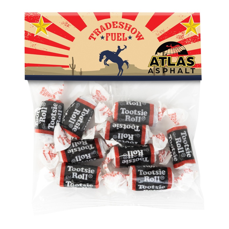 Large Header Bags - Tootsie Rolls
