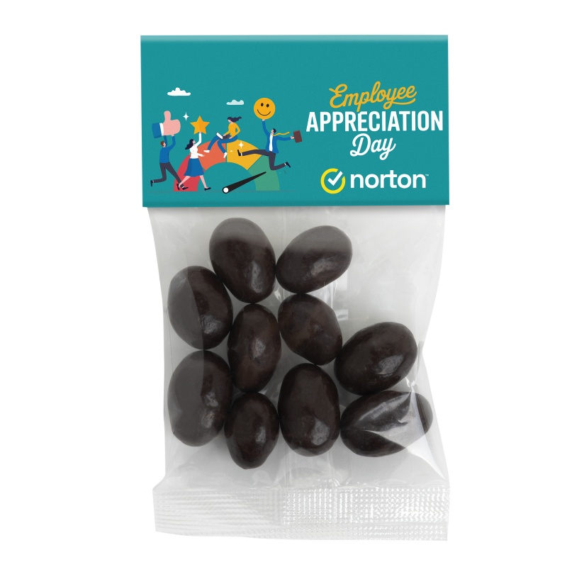 Small Header Bags - Dark Chocolate Almonds