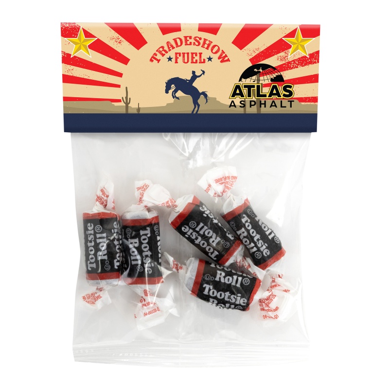 Small Header Bags - Tootsie Rolls