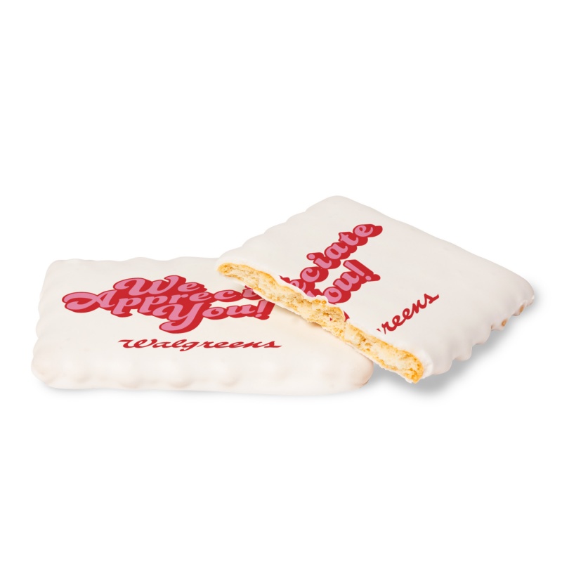 Iced Rectangle Cookie- Custom Logo