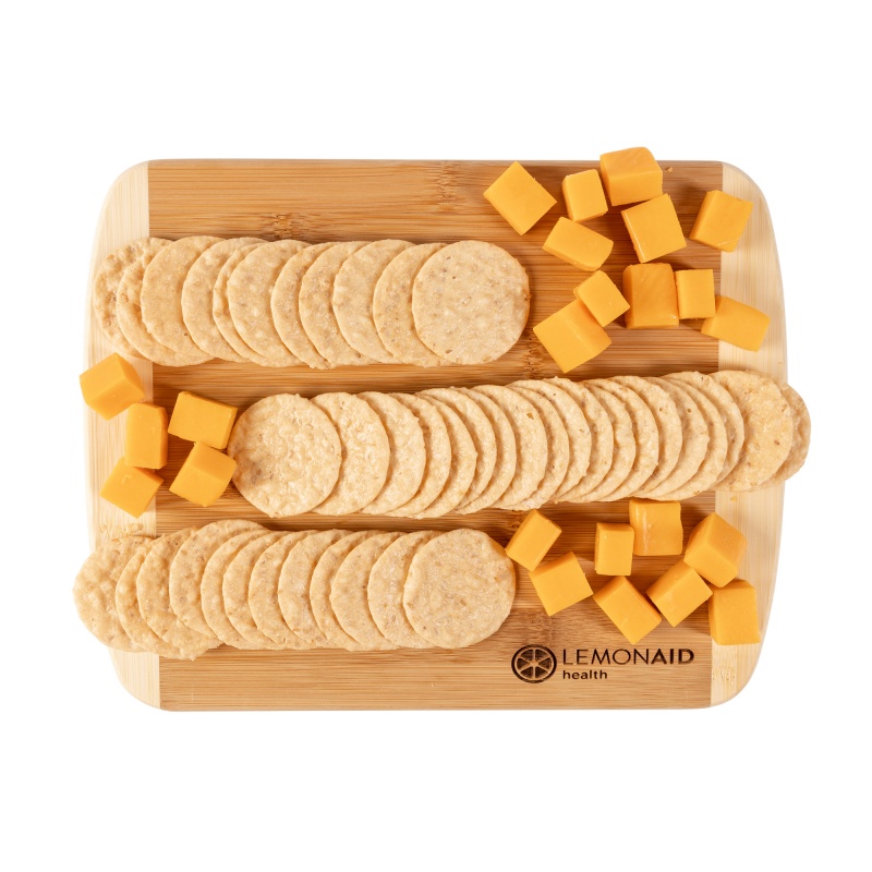 Cheese & Crackers Bamboo Charcuterie Board