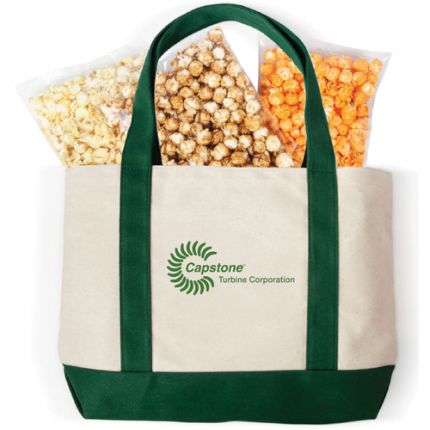 Snack On The Beach Canvas Tote Gift Set