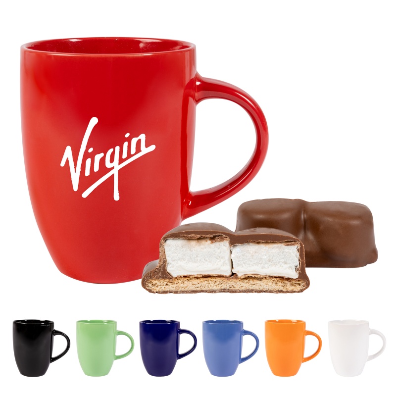 10 oz. Ceramic Mug with Mini S'mores Kit