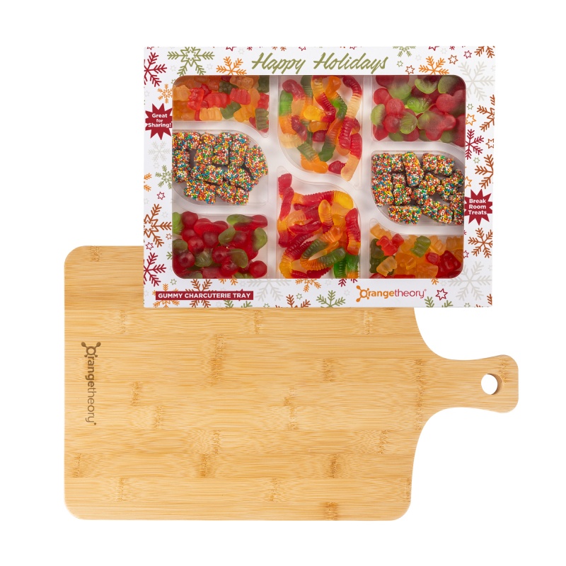 Gummy Charcuterie Tray with Bamboo Board