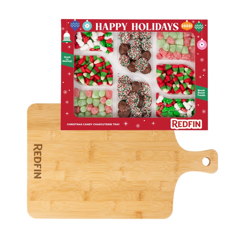 Holiday Treats Charcuterie Tray with Bamboo Board