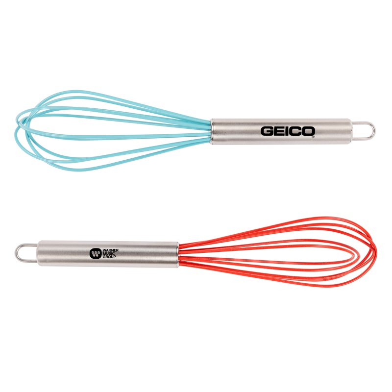 Stainless Steel Handled Rubber Whisk