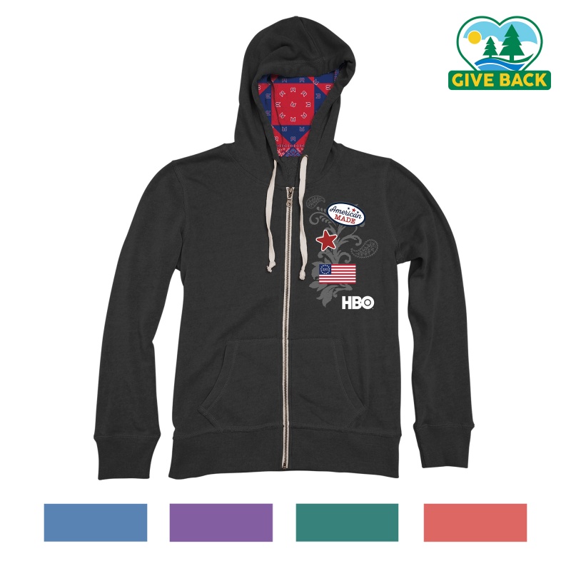 Freedom250 ACE Ladies' Super Soft Whisper Fleece Full Zip Hoodie