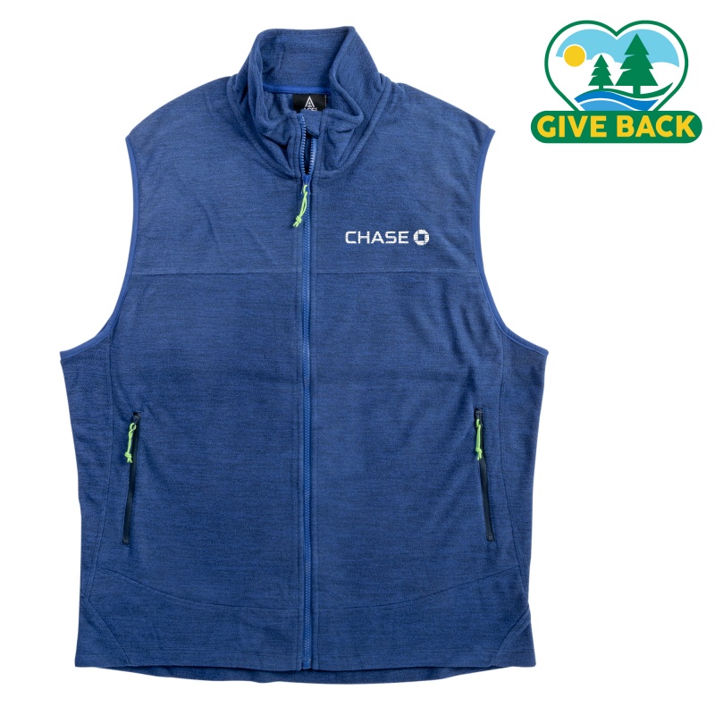 ACE Men's Full Zip Polar Fleece Vest