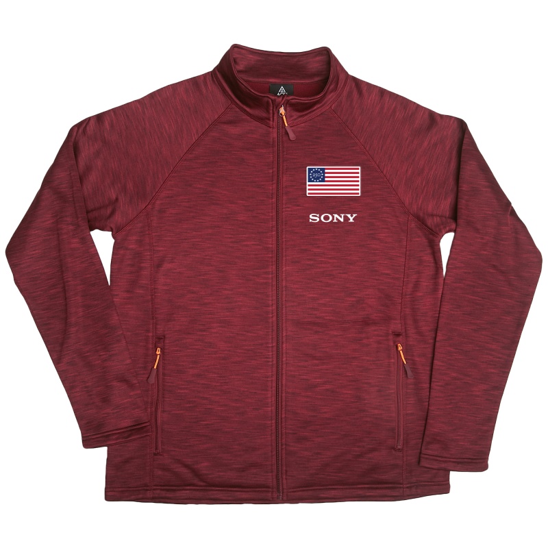 Freedom250 - ACE Men's Full Zip Space Dye Track Jacket