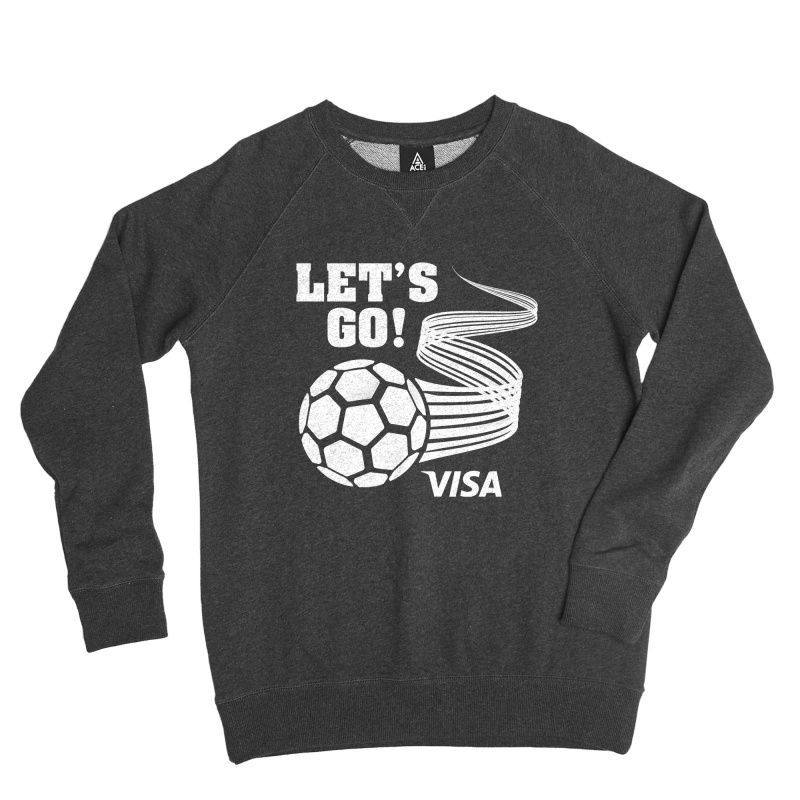 Soccer ACE Melange French Terry Crew Sweatshirt
