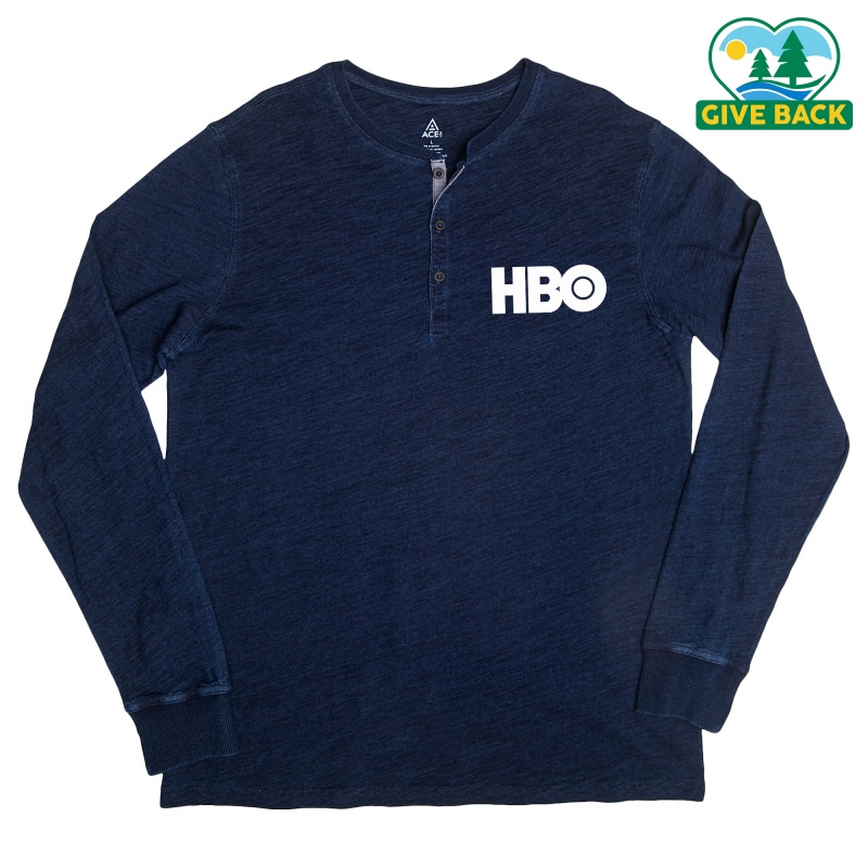 ACE Indigo Henley Shirt