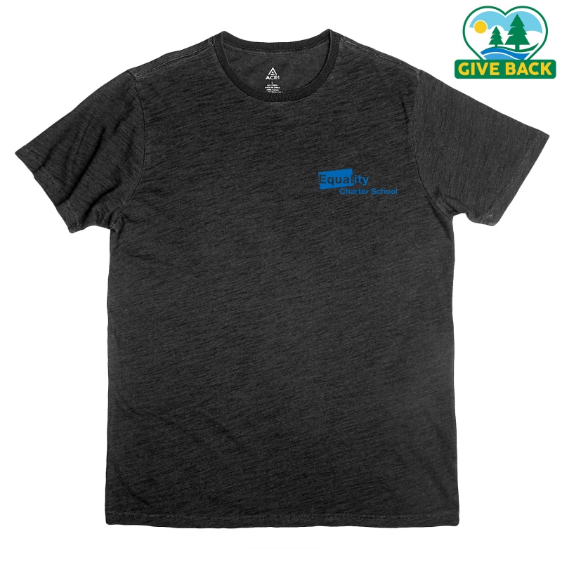 ACE Unisex Indigo Slub Crew Neck T-Shirt