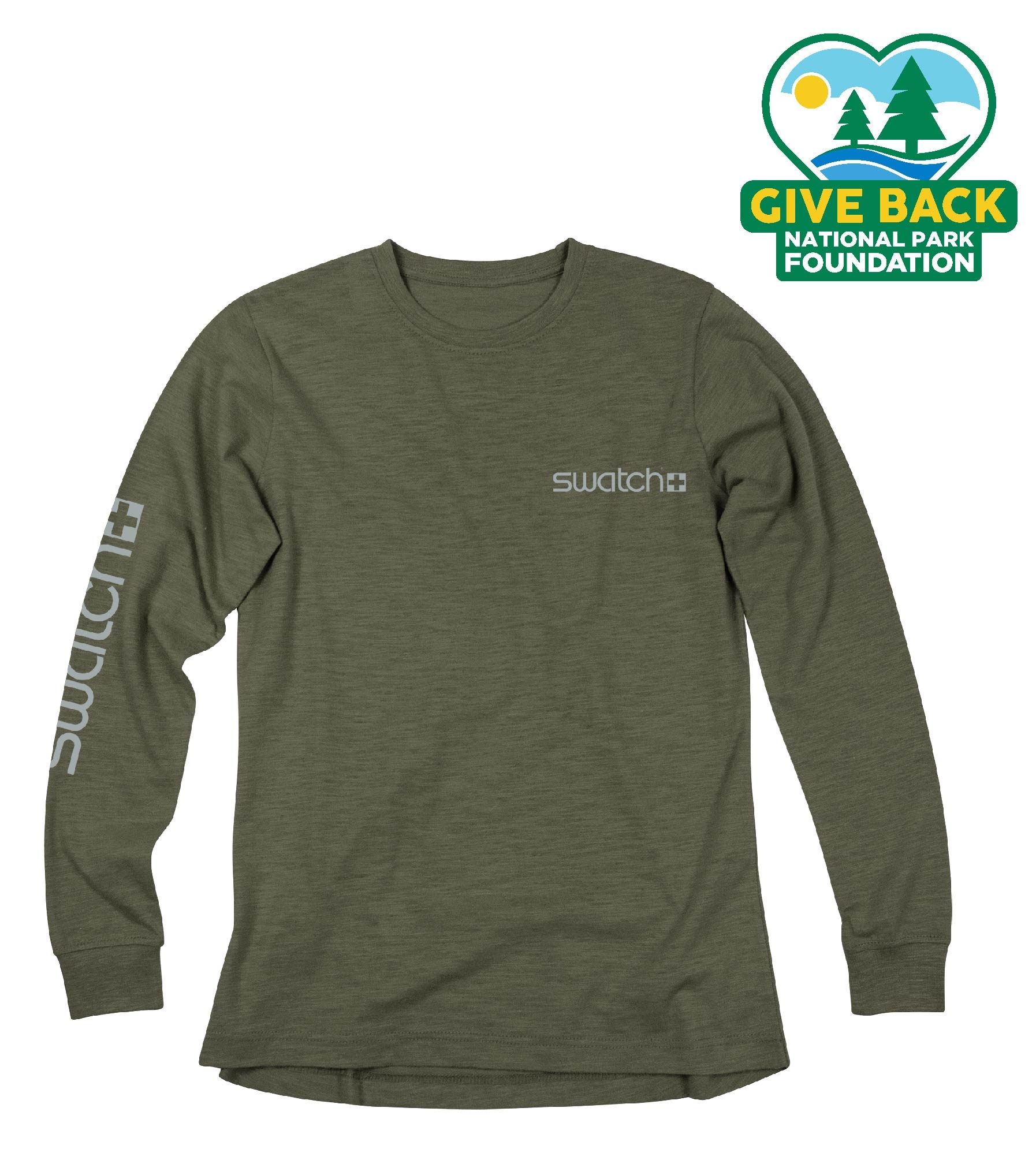 NC Custom: ACE Ladies' Long Sleeve Slub T-Shirt. Supplied By: Lanco