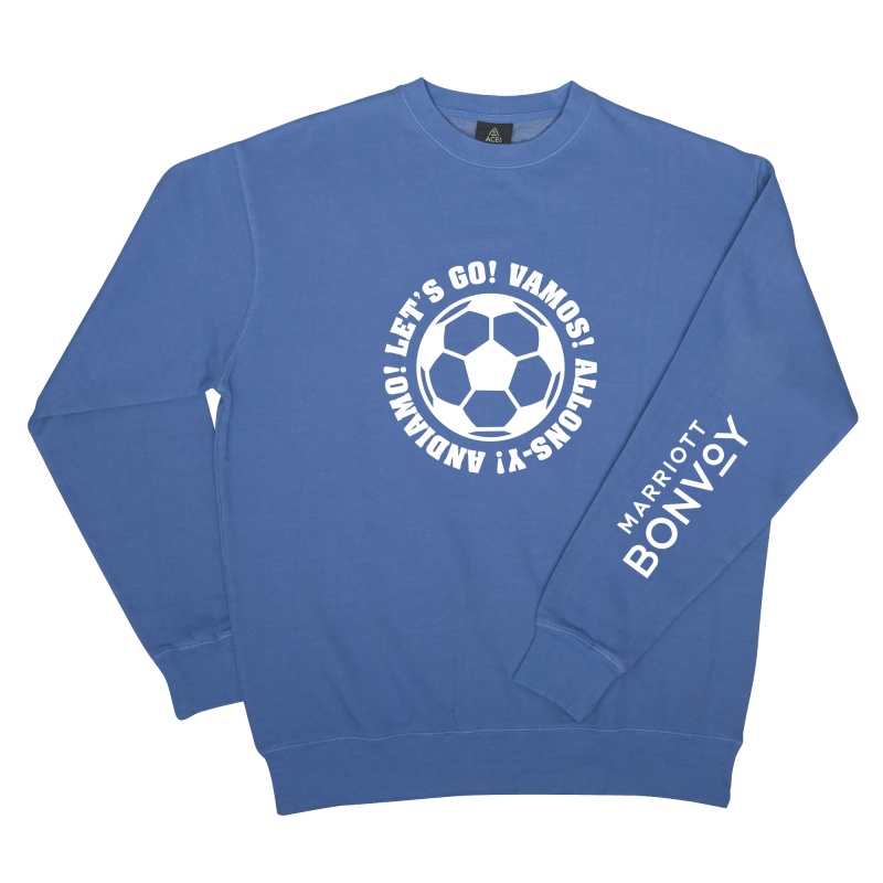 Soccer - ACE Vintage Wash Crew Fleece