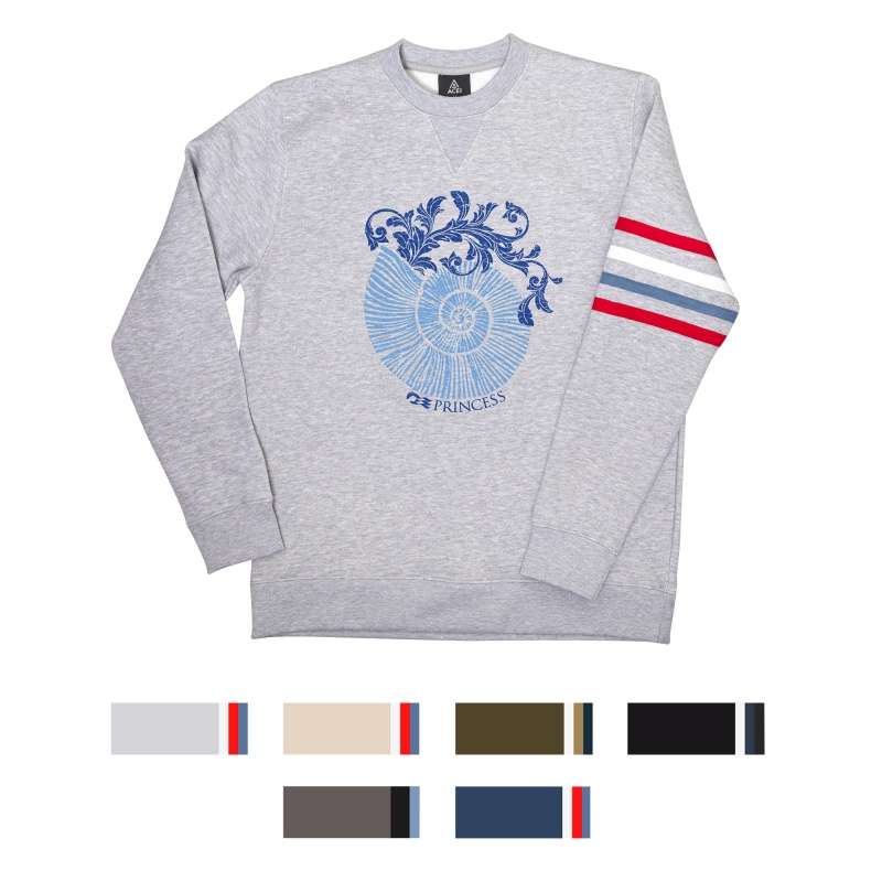ACE Striped Ringer Crew Fleece