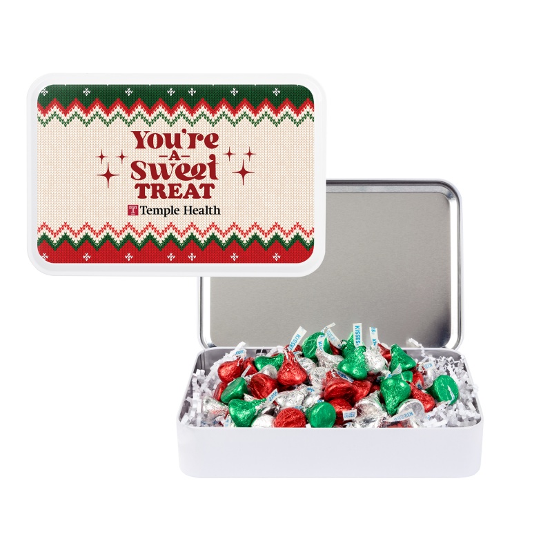 Holiday Hershey Kisses&reg; Gift Tin