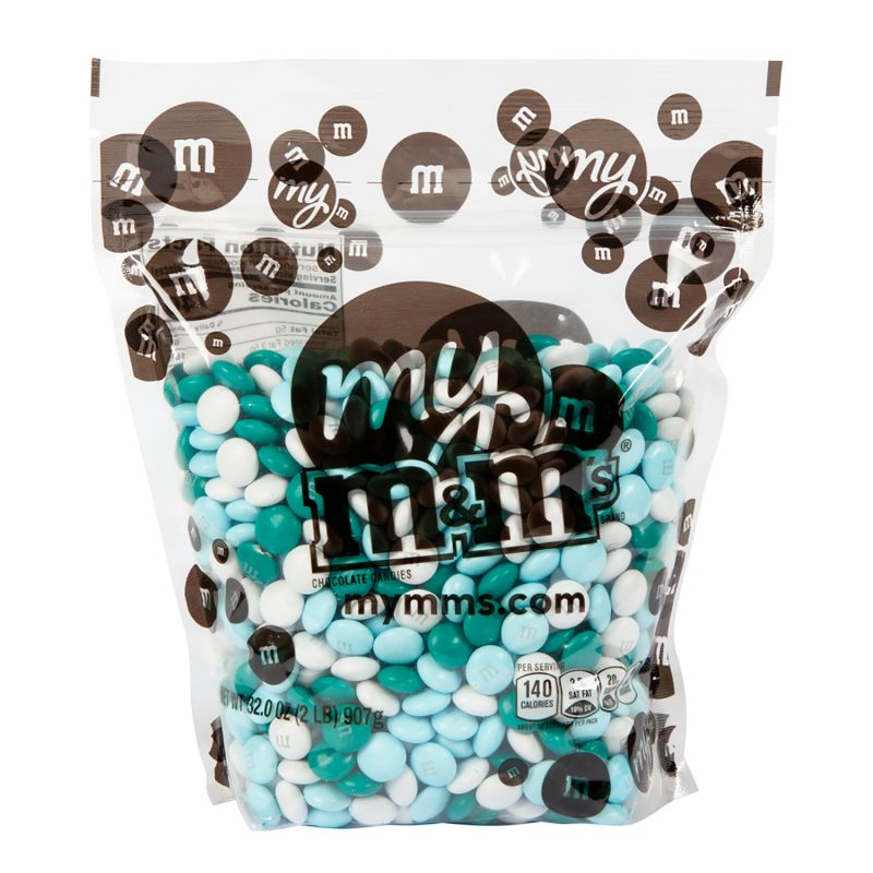 NC Custom: 5lb Bulk Bag Color Personalized M&M'S  ®. Supplied  By: Chocolate Inn