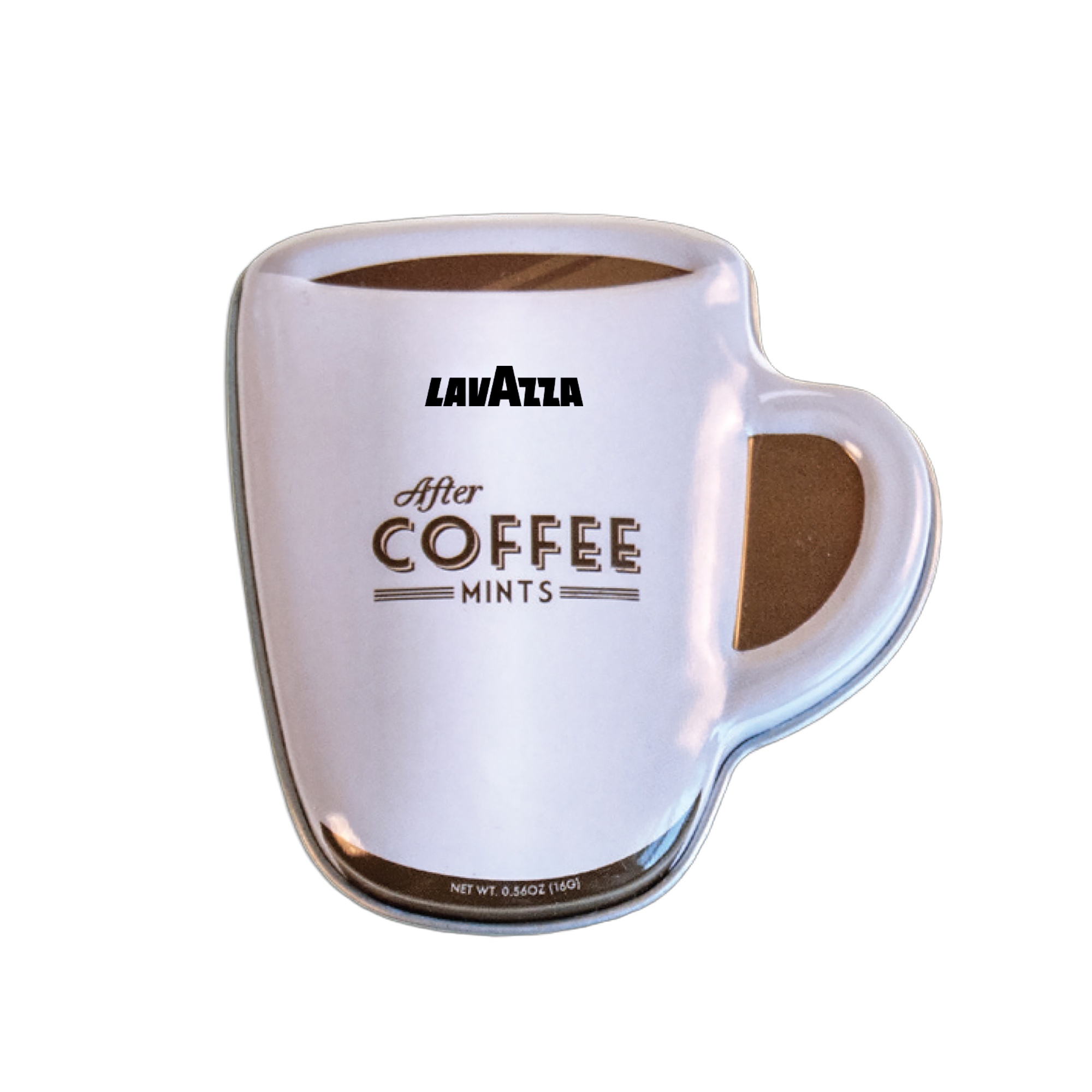NC Custom: Coffee Mug Mint Tin. Supplied By: Chocolate Inn