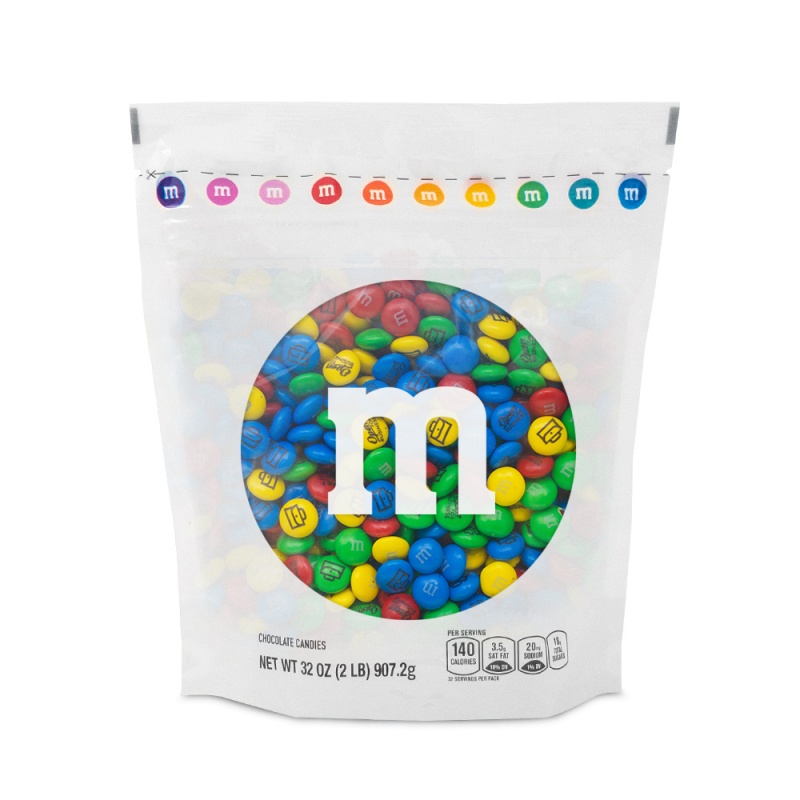 NC Custom: 2lb Bulk Bag Color Personalized M&M'S  ®. Supplied  By: Chocolate Inn