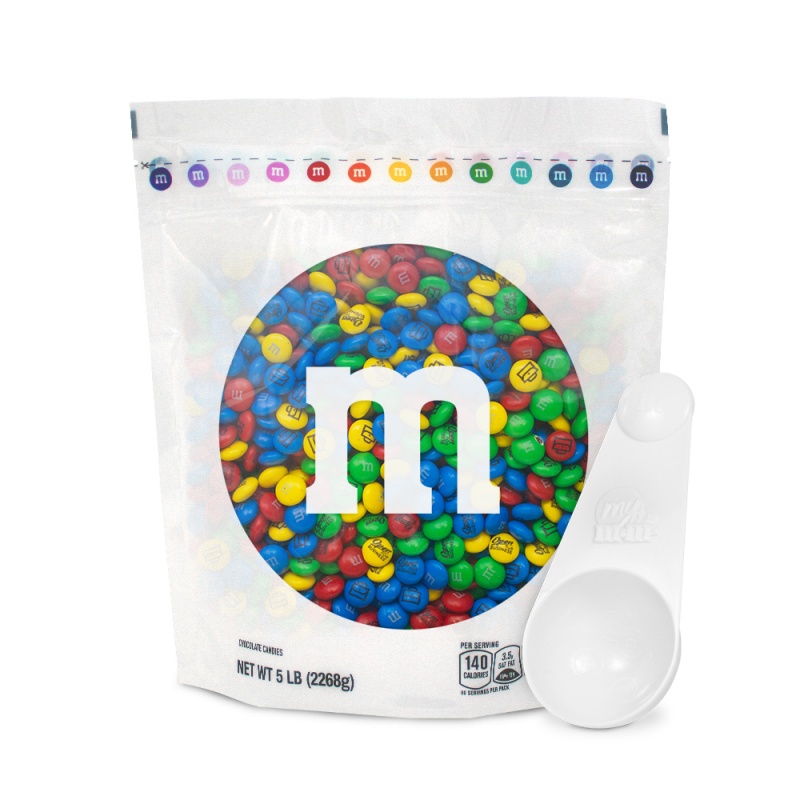 NC Custom: 5lb Bulk Bag Color Personalized M&M'S  ®. Supplied  By: Chocolate Inn