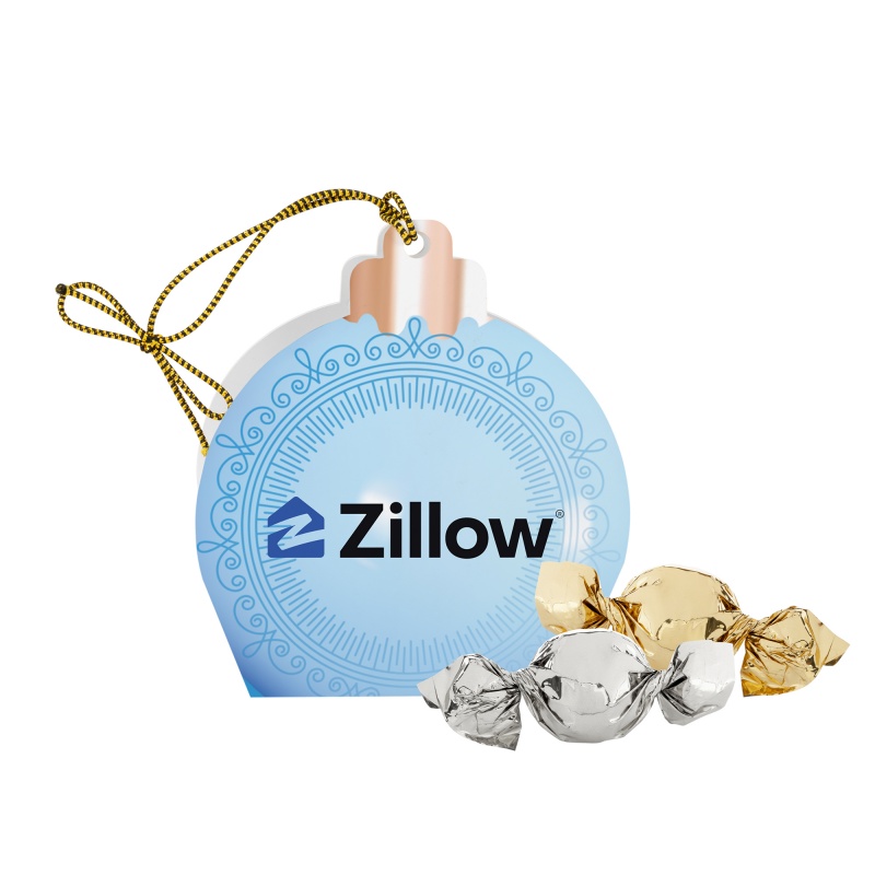 Jingle Treats Ornament-Twist Wrapped Truffles