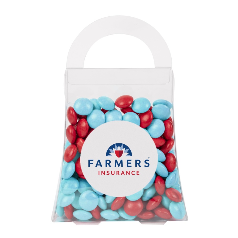 Purse Acetate Box with Chocolate Buttons