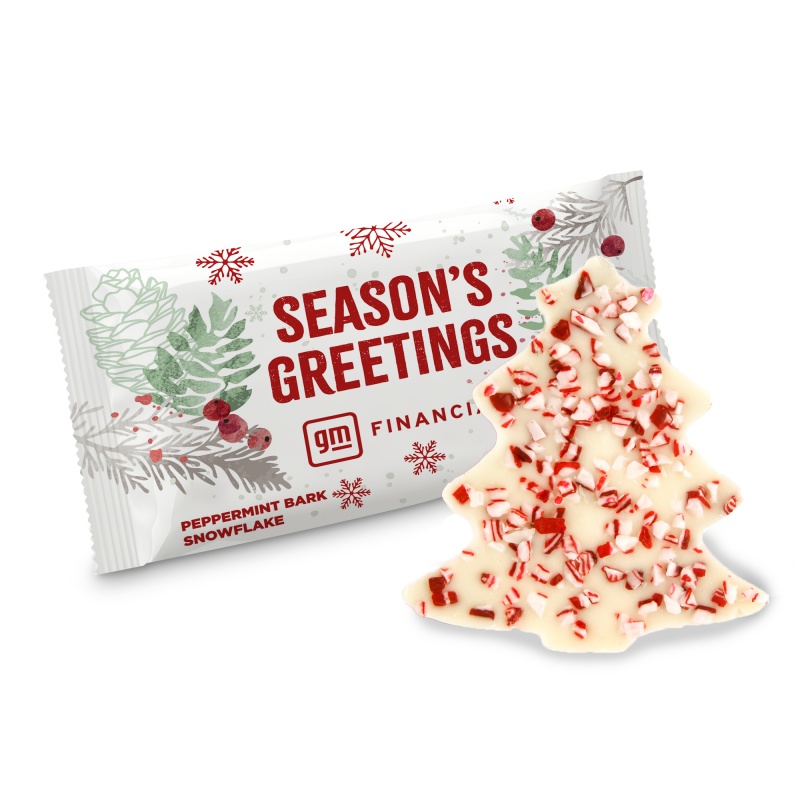 1/2 oz. Wrapped Peppermint Bark Shapes