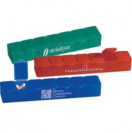 NC Custom: Plastic Bandage Dispenser with Pill Case. Supplied By: Lanco