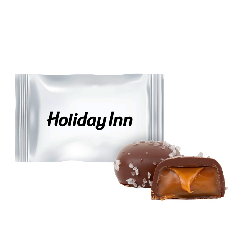 Individually Wrapped Sea Salt Caramels- One Color Wrapper