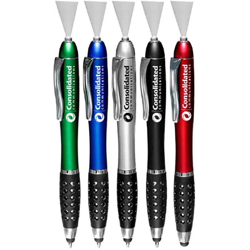 NC Custom Stylus LightUp Pen. Supplied By Lanco