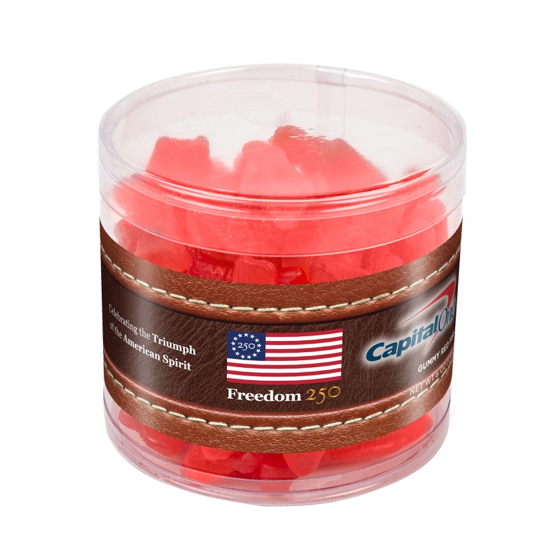 Freedom250- Round Acetate- Gummy Red Fish