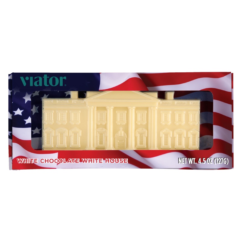 4.5 oz. Chocolate Molded White House