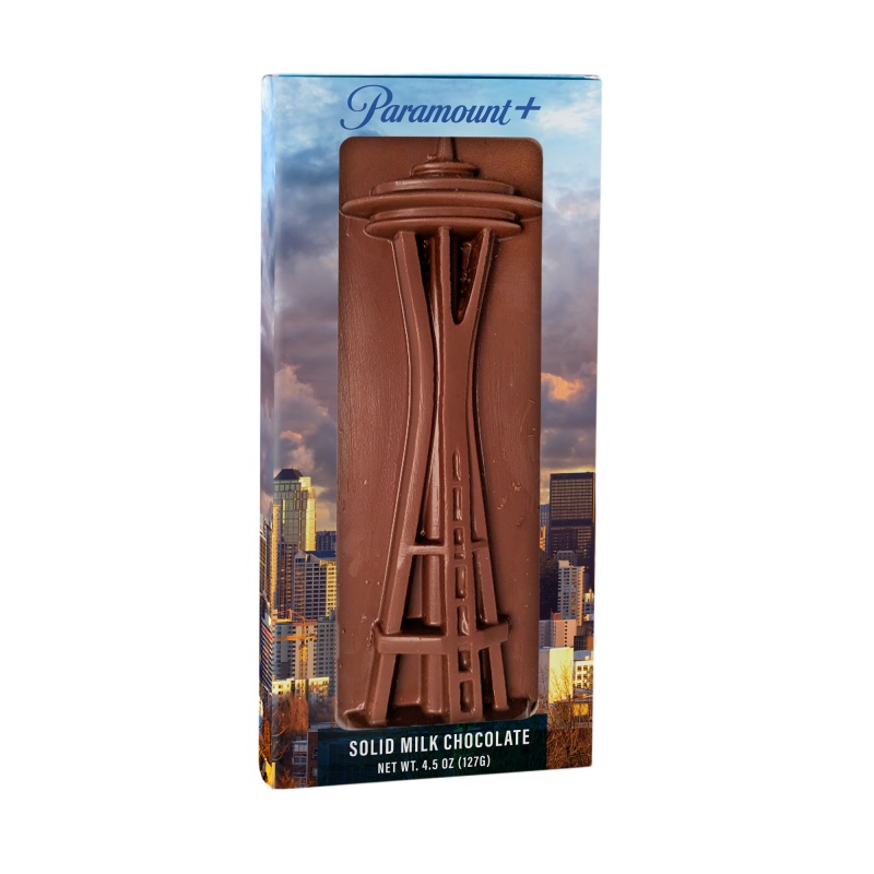 4.5 oz. Chocolate Molded Seattle Space Needle