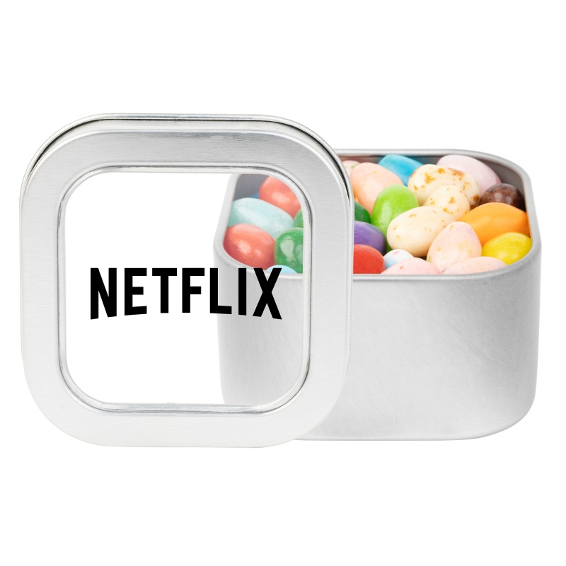 Window Tin with Jelly Bellies