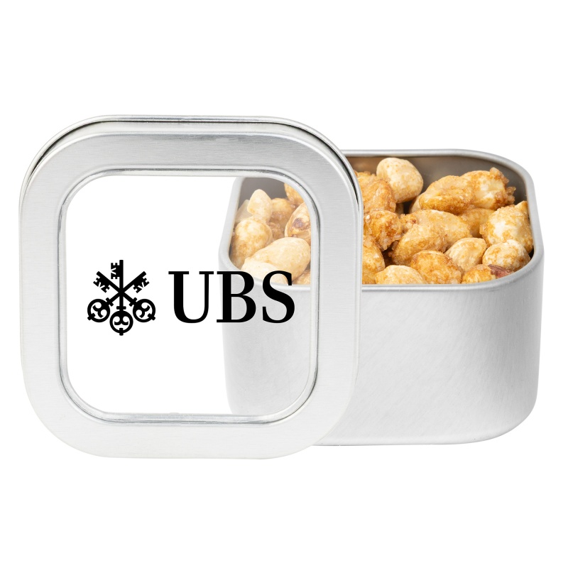 Window Tin with Honey Roasted Peanuts